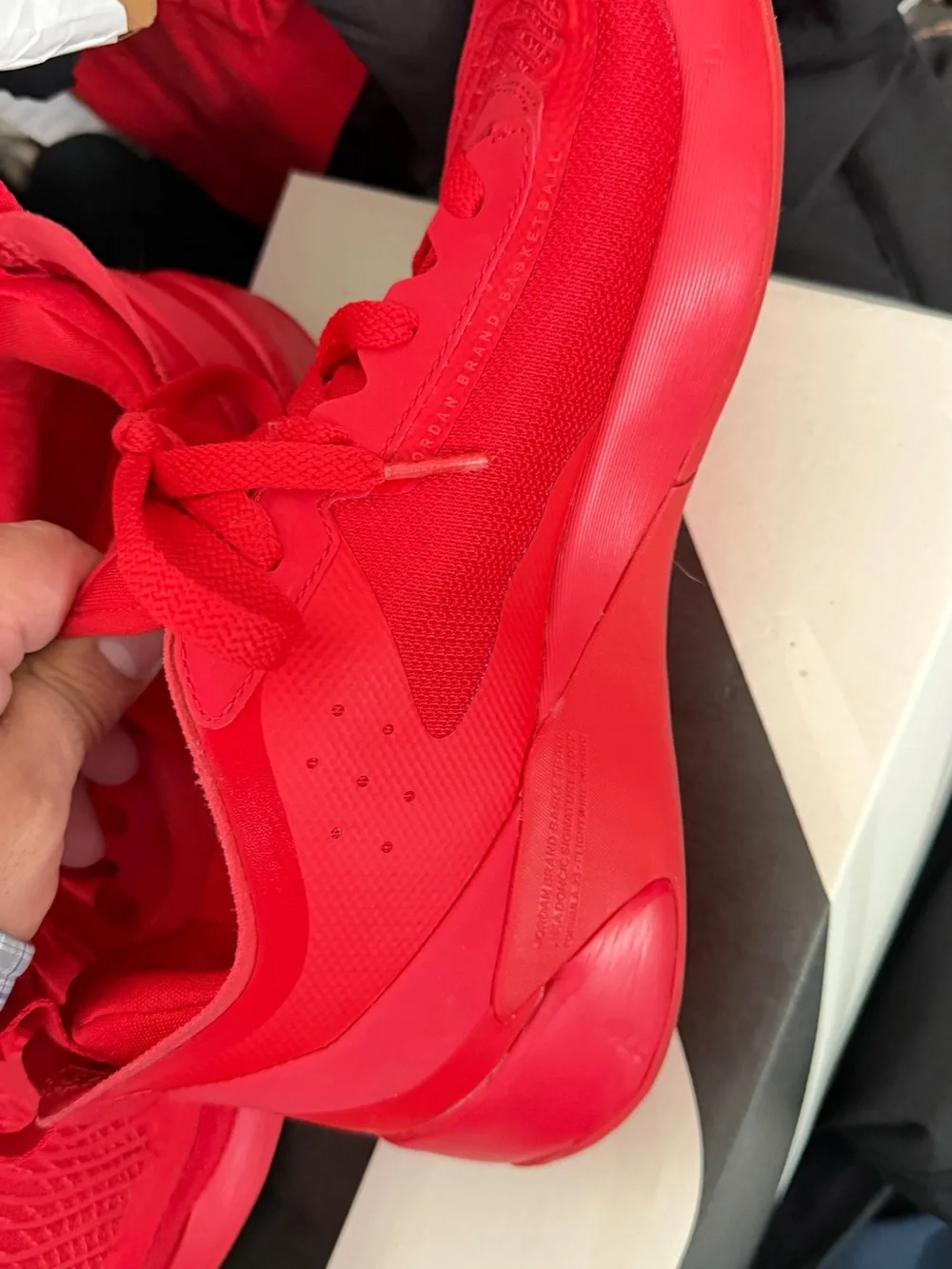 Jordan bold red